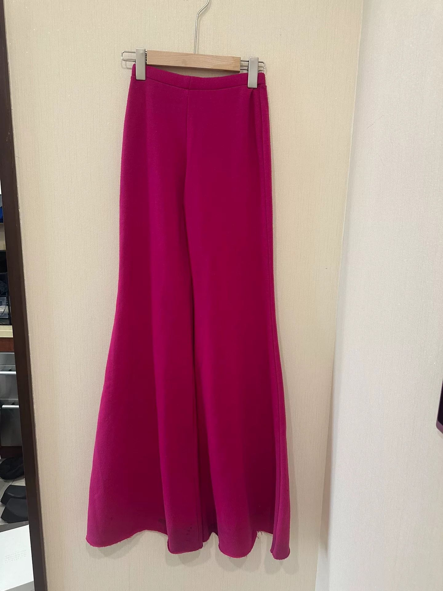 Vetements vetements pink wide-leg pants with stains Size 24" / US 00 / IT 34 - 2 Thumbnail