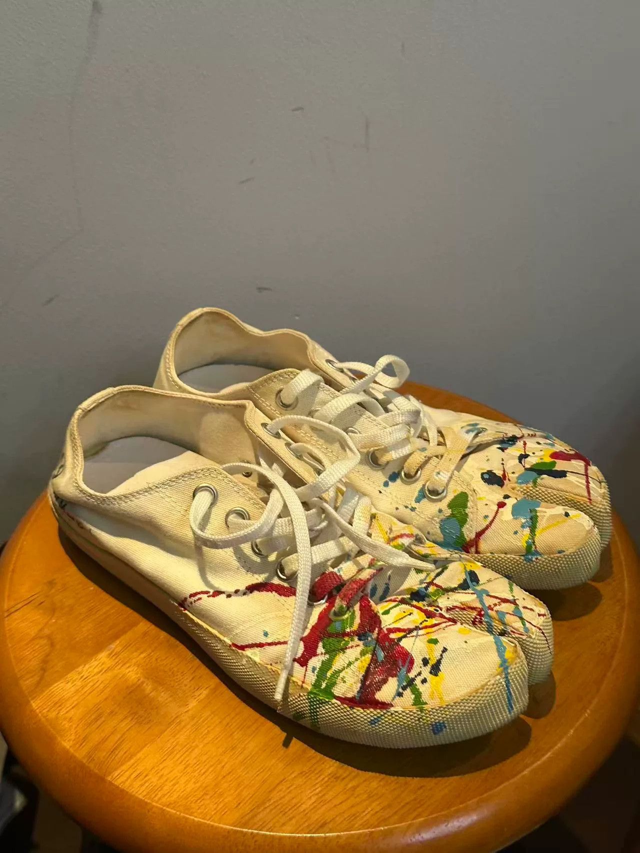 Maison Margiela Maison Margiela Tabi Canvas Sneakers Size US 8 / EU 41 - 2 Thumbnail