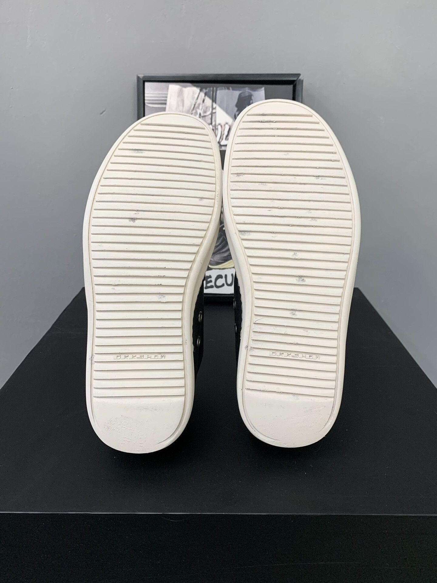 Rick Owens rick owens black and white low-top sneakers Size US 6 / IT 36 - 8 Thumbnail