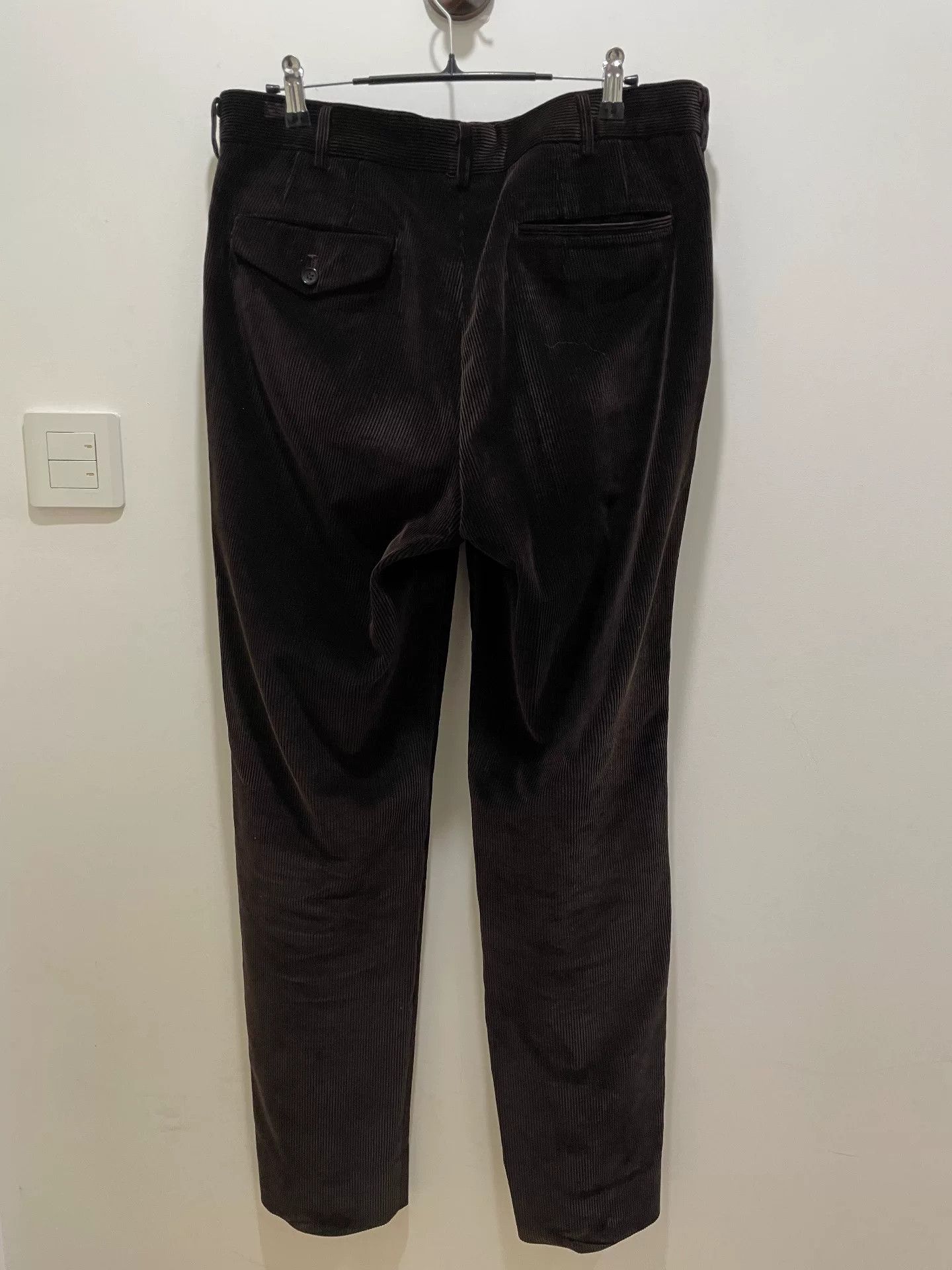 Comme des Garcons brown corduroy straight-leg suit pants Size US 38 / EU 54 - 2 Thumbnail