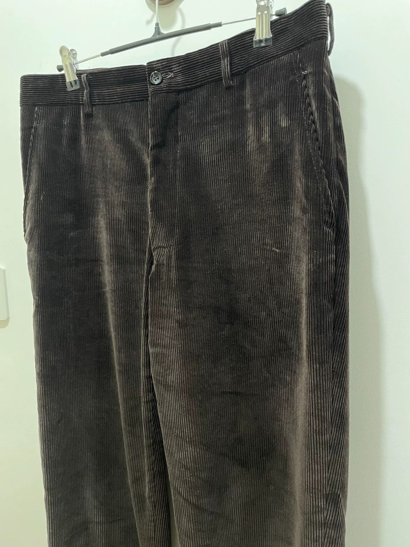 Comme des Garcons brown corduroy straight-leg suit pants Size US 38 / EU 54 - 3 Thumbnail