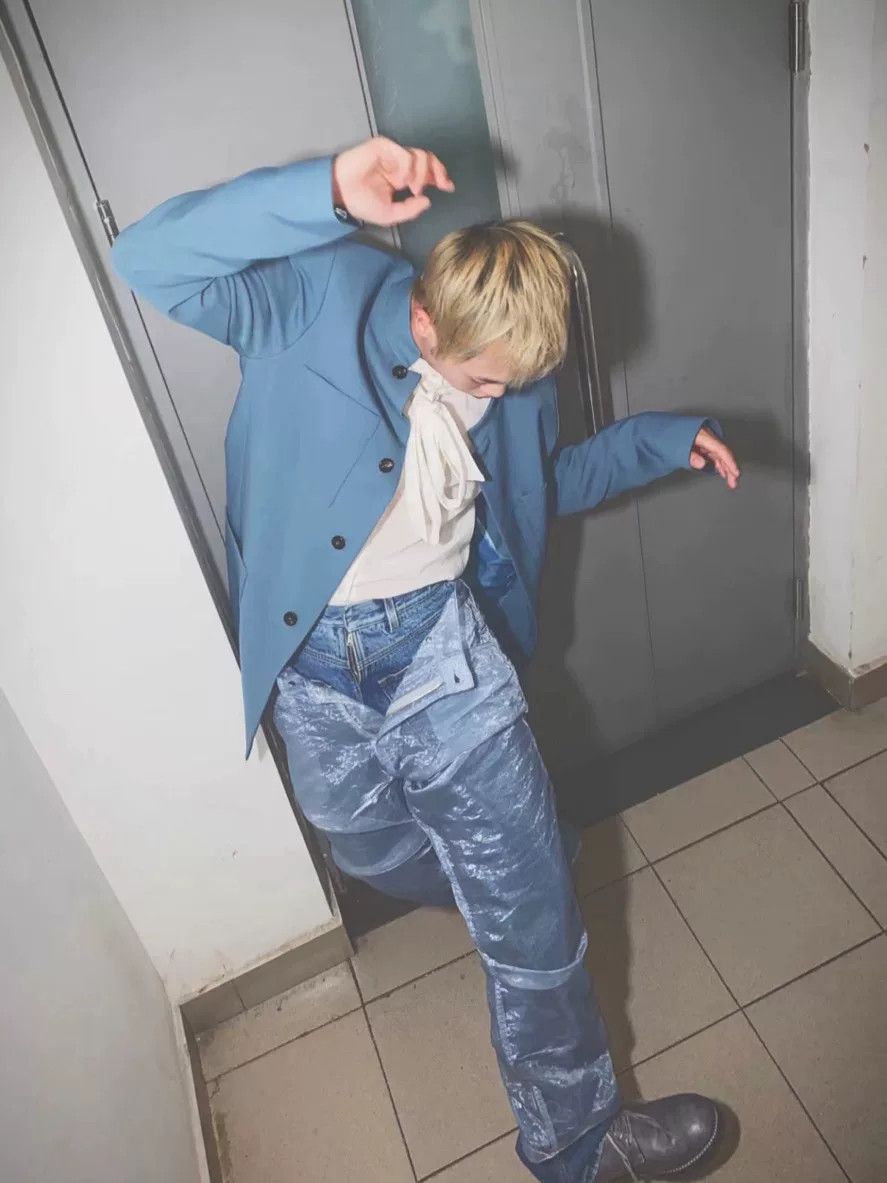 Our Legacy transparent denim pants for layering Size US 31 - 7 Thumbnail