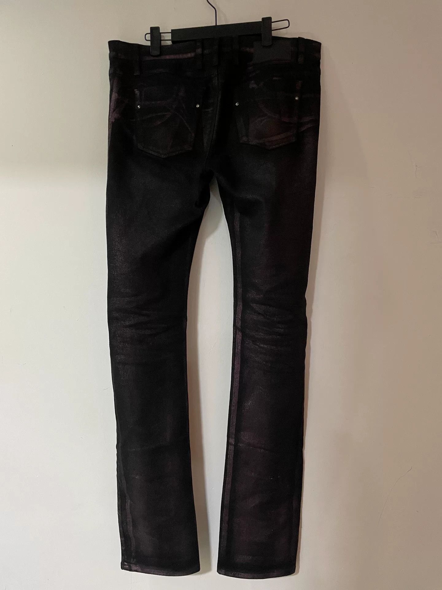 Gucci gucci waxed burgundy fitted jeans size 48 Size US 34 / EU 50 - 2 Thumbnail