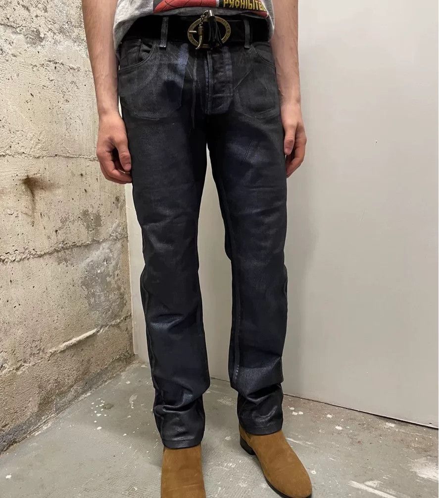 Gucci gucci waxed burgundy fitted jeans size 48 Size US 34 / EU 50 - 8 Thumbnail