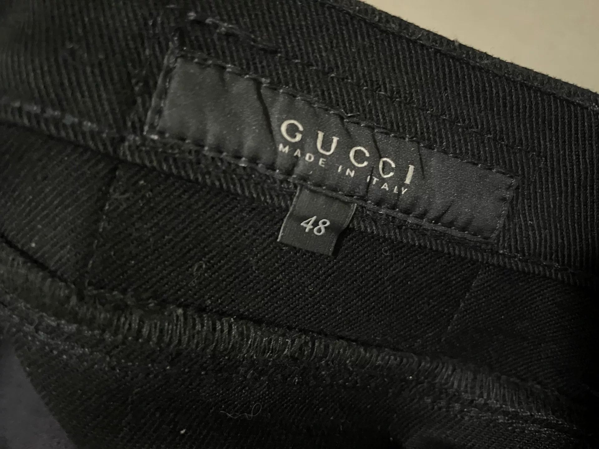 Gucci gucci waxed burgundy fitted jeans size 48 Size US 34 / EU 50 - 6 Thumbnail