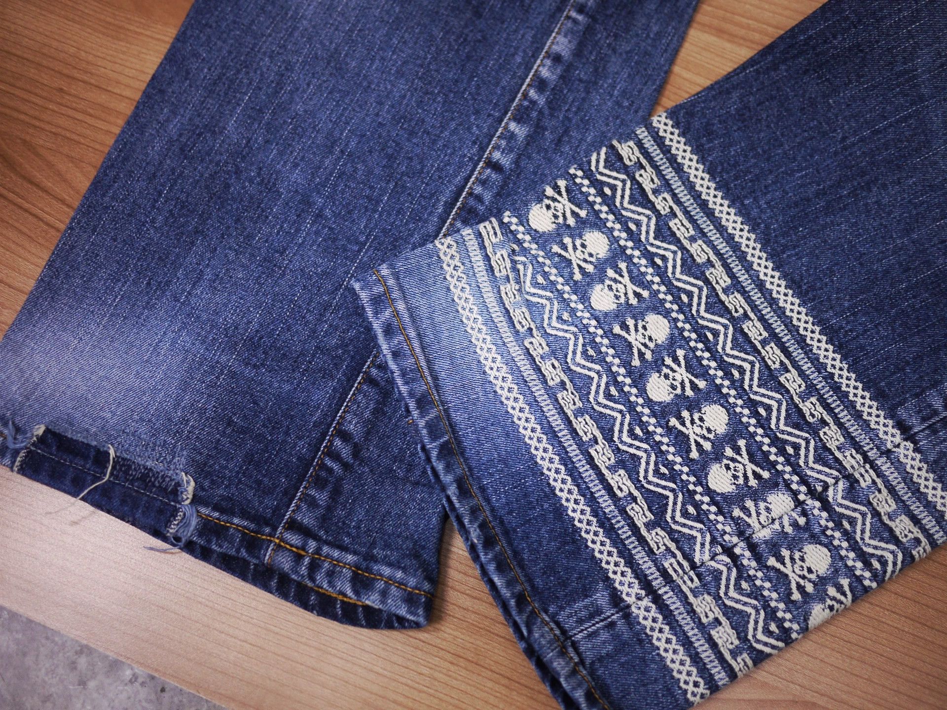 Mastermind Japan mastermind japan denim pants with unique design Size US 32 / EU 48 - 6 Thumbnail