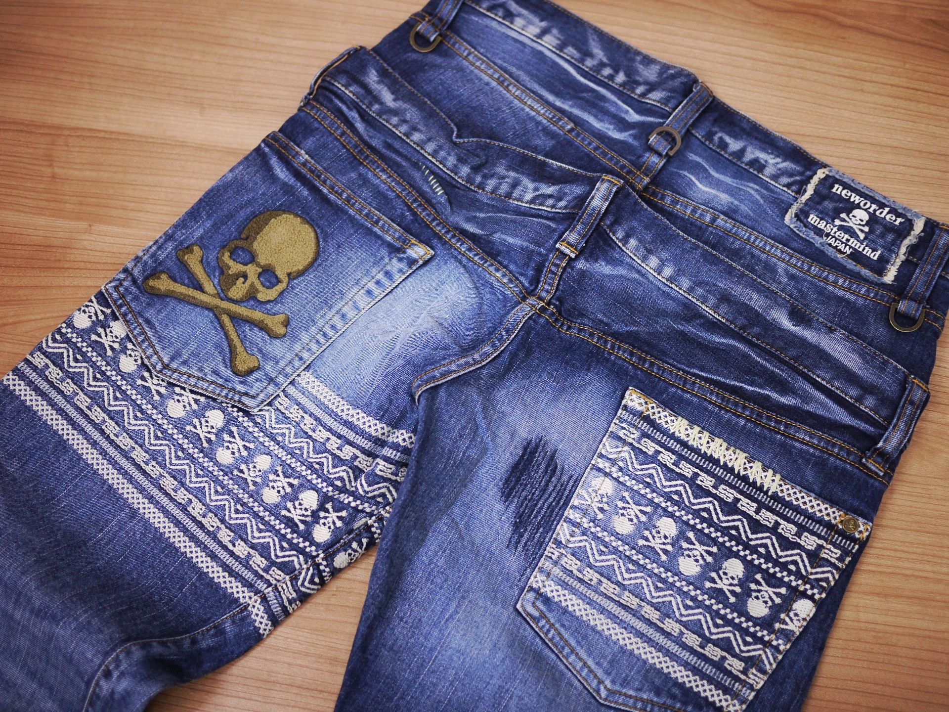 Mastermind Japan mastermind japan denim pants with unique design Size US 32 / EU 48 - 7 Thumbnail