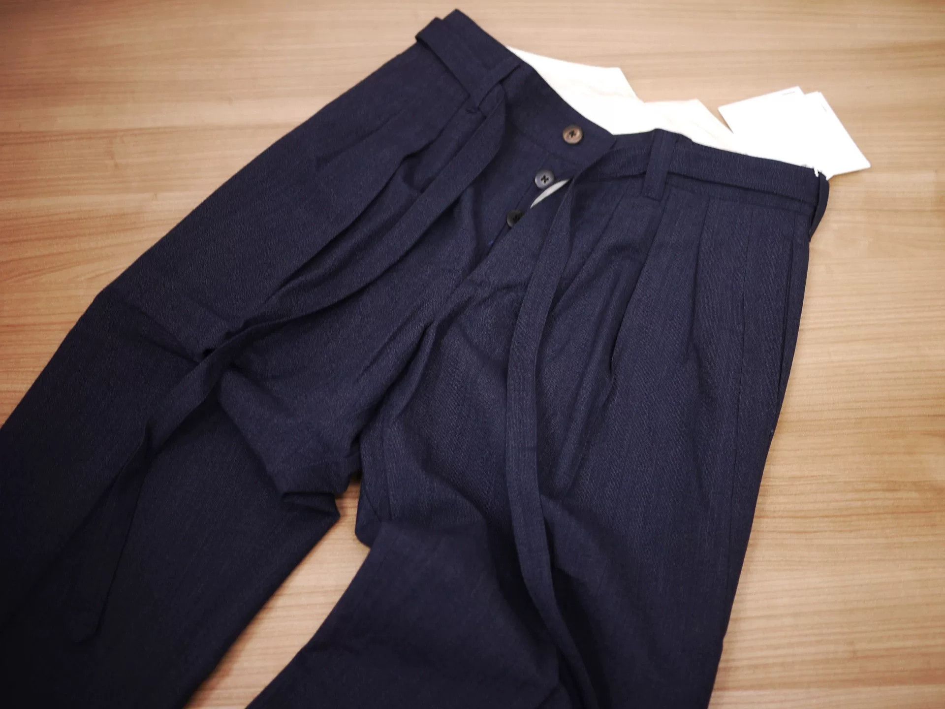 Visvim navy visvim hakama pants for men Size US 30 / EU 46 - 4 Thumbnail