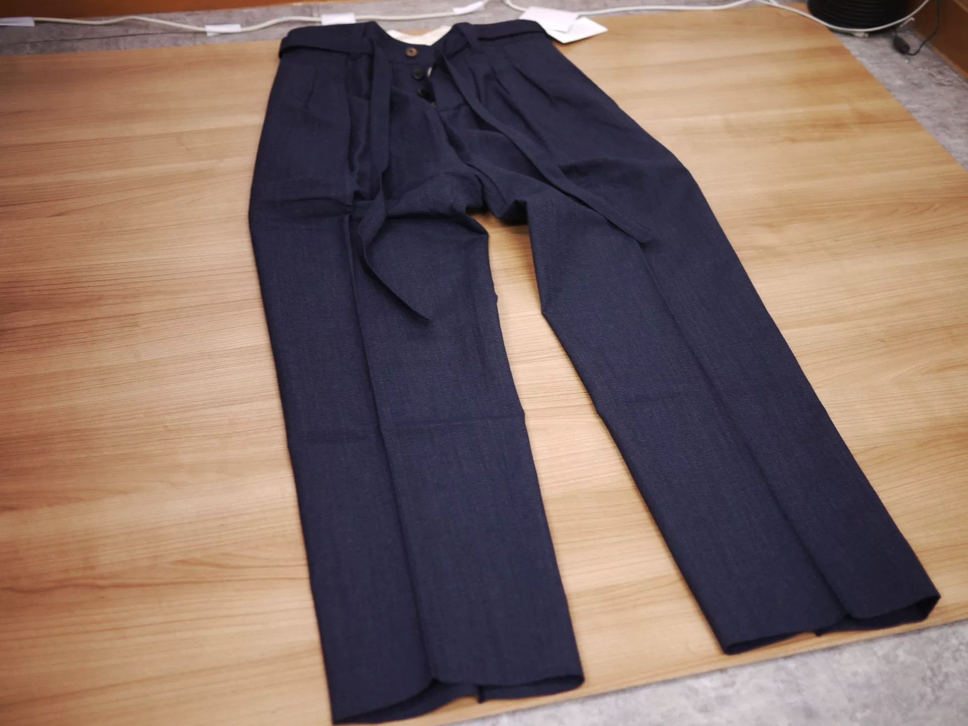Visvim navy visvim hakama pants for men Size US 30 / EU 46 - 2 Thumbnail