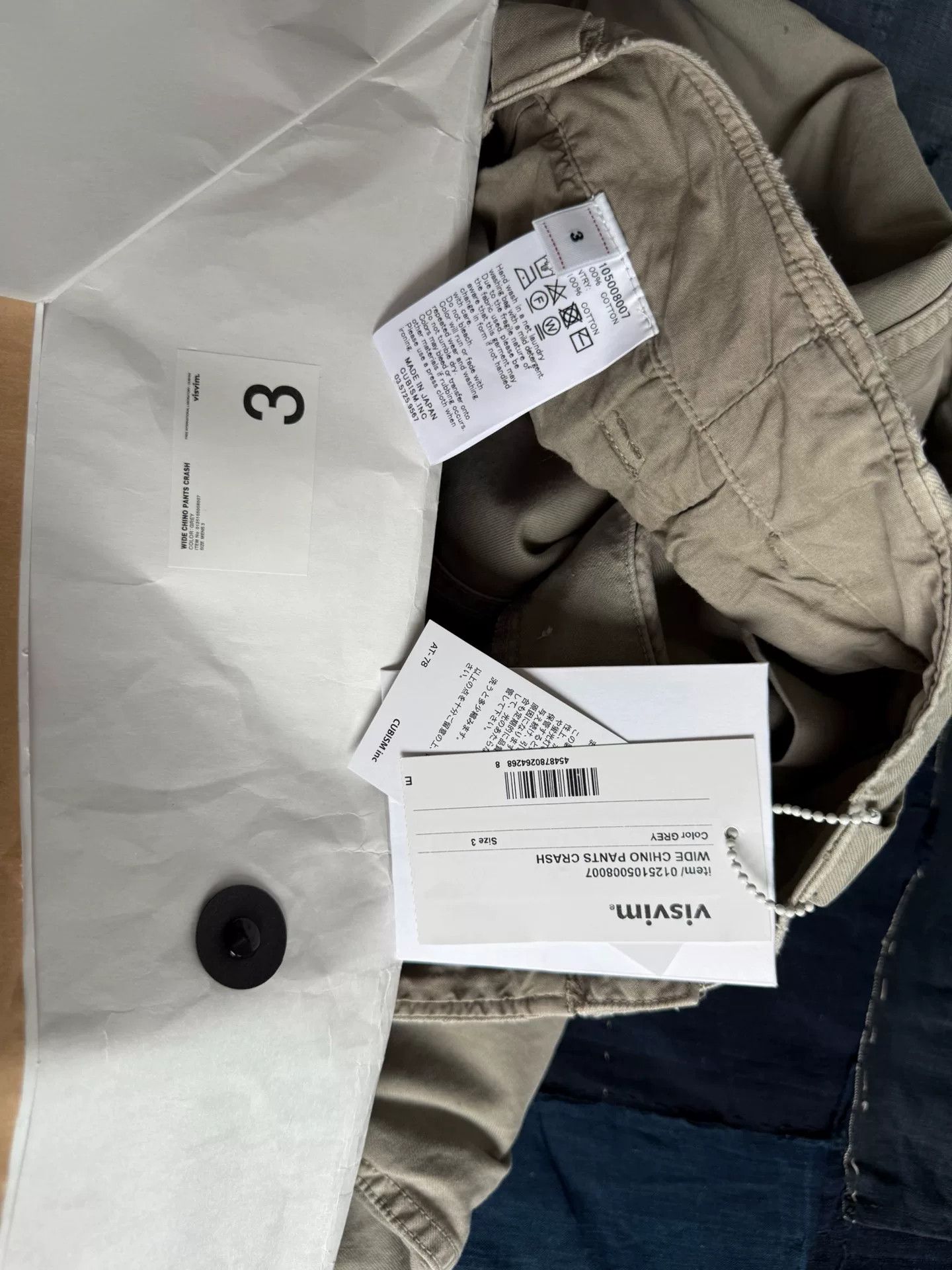 Visvim visvim wide chino pants in grey Size US 30 / EU 46 - 9 Thumbnail