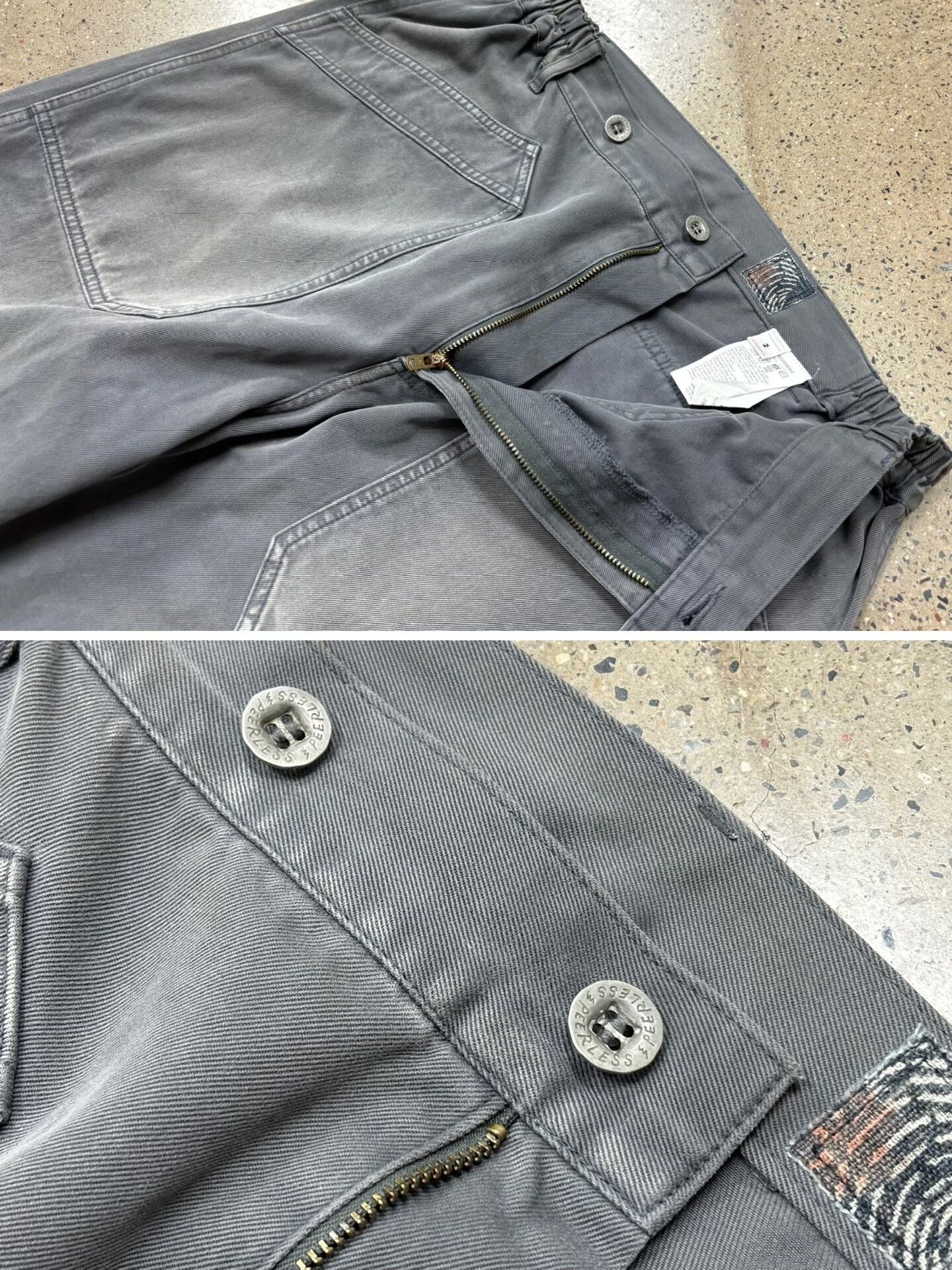 Visvim visvim grey carroll pants with elastic cuffs Size US 30 / EU 46 - 5 Thumbnail