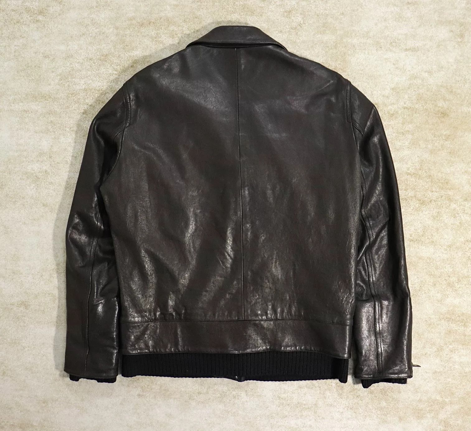 Maison Margiela maison margiela leather motorcycle jacket size l/xl Size US XL / EU 56 / 4 - 4 Thumbnail