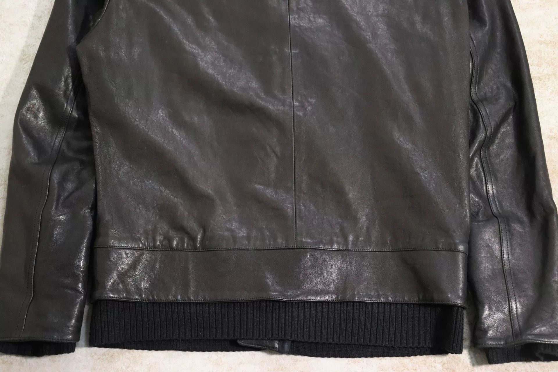 Maison Margiela maison margiela leather motorcycle jacket size l/xl Size US XL / EU 56 / 4 - 8 Thumbnail