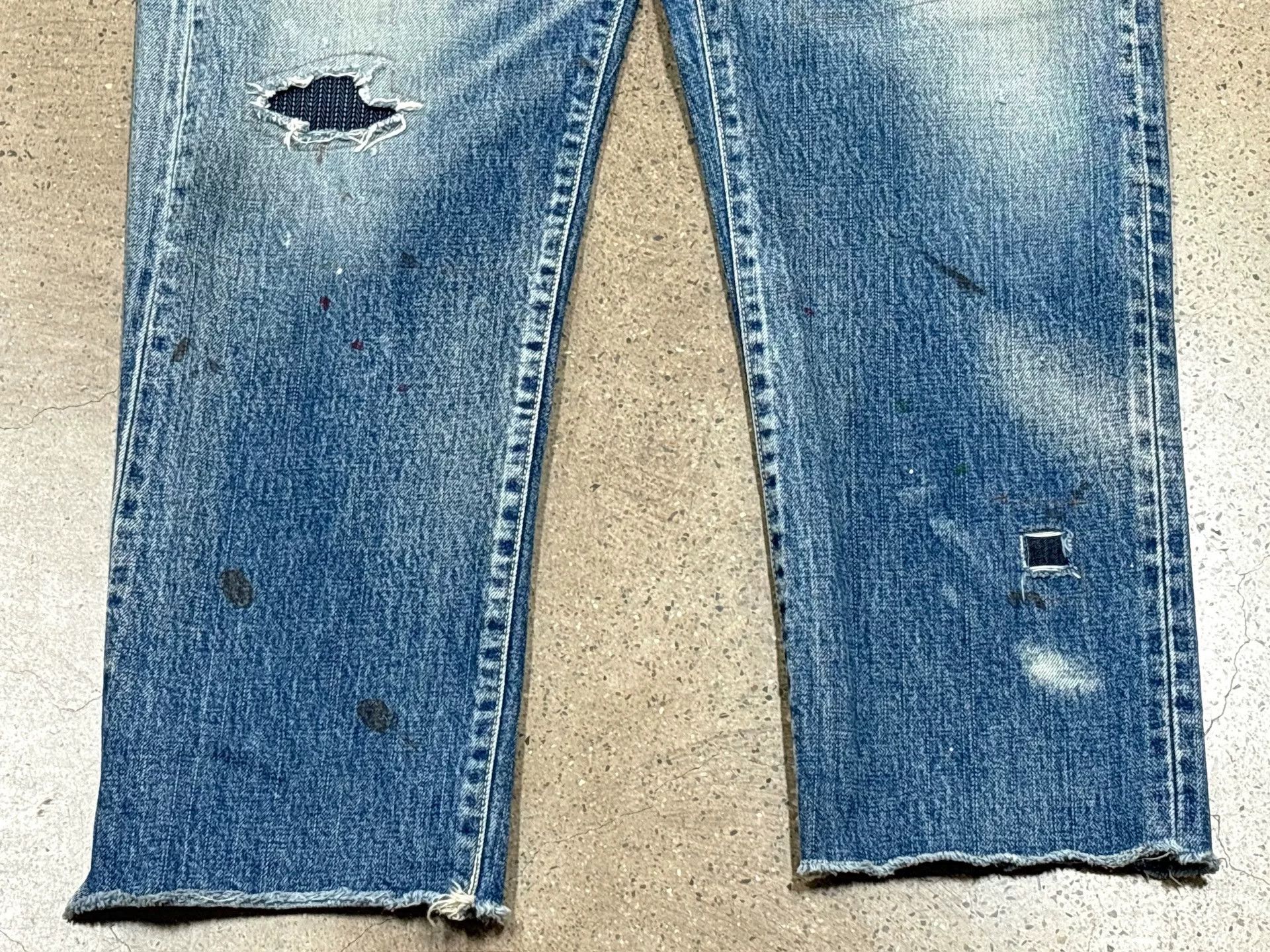 Visvim visvim tacked crash jeans for casual style Size US 36 / EU 52 - 5 Thumbnail