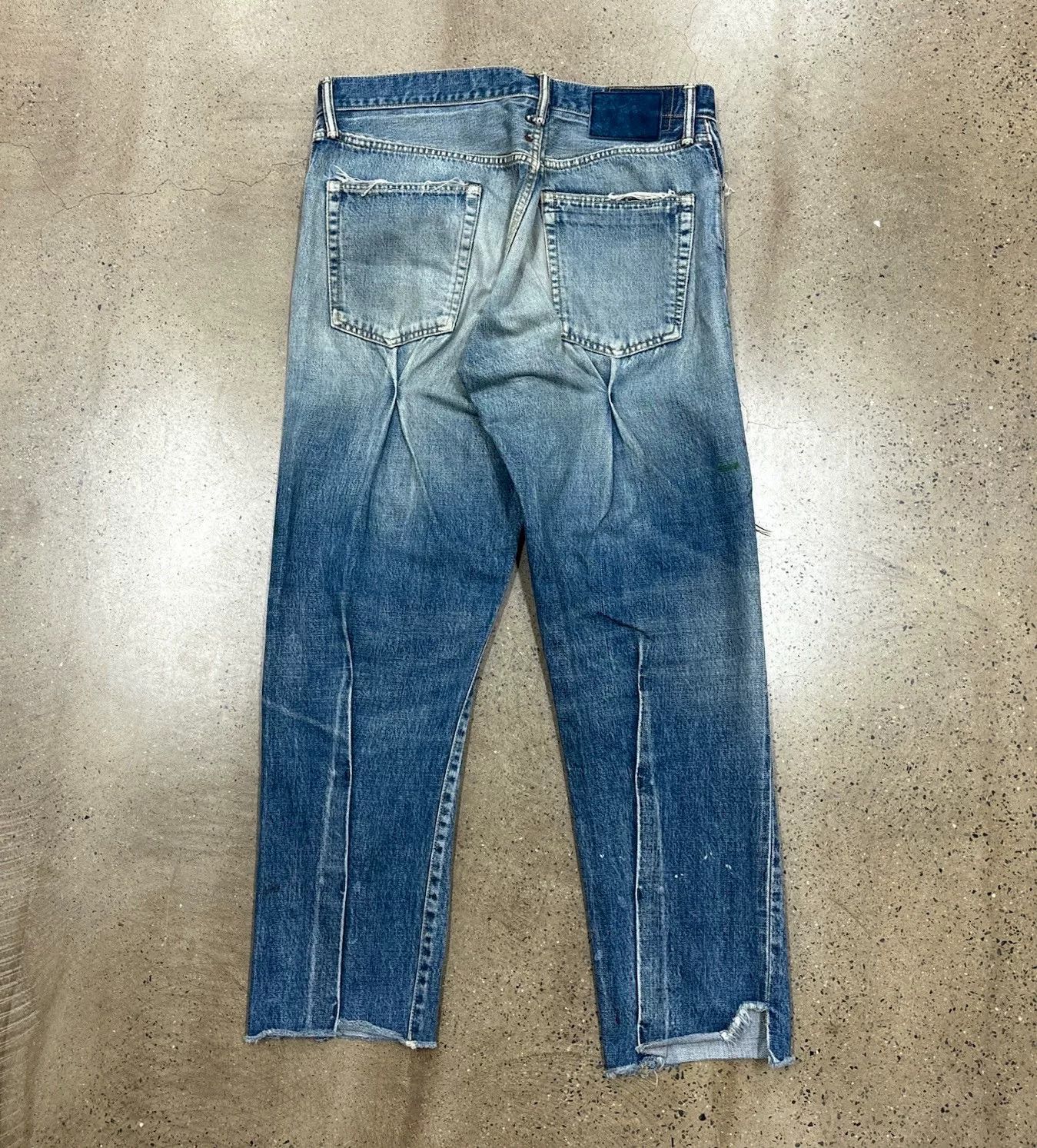 Visvim visvim tacked crash jeans for casual style Size US 36 / EU 52 - 2 Thumbnail
