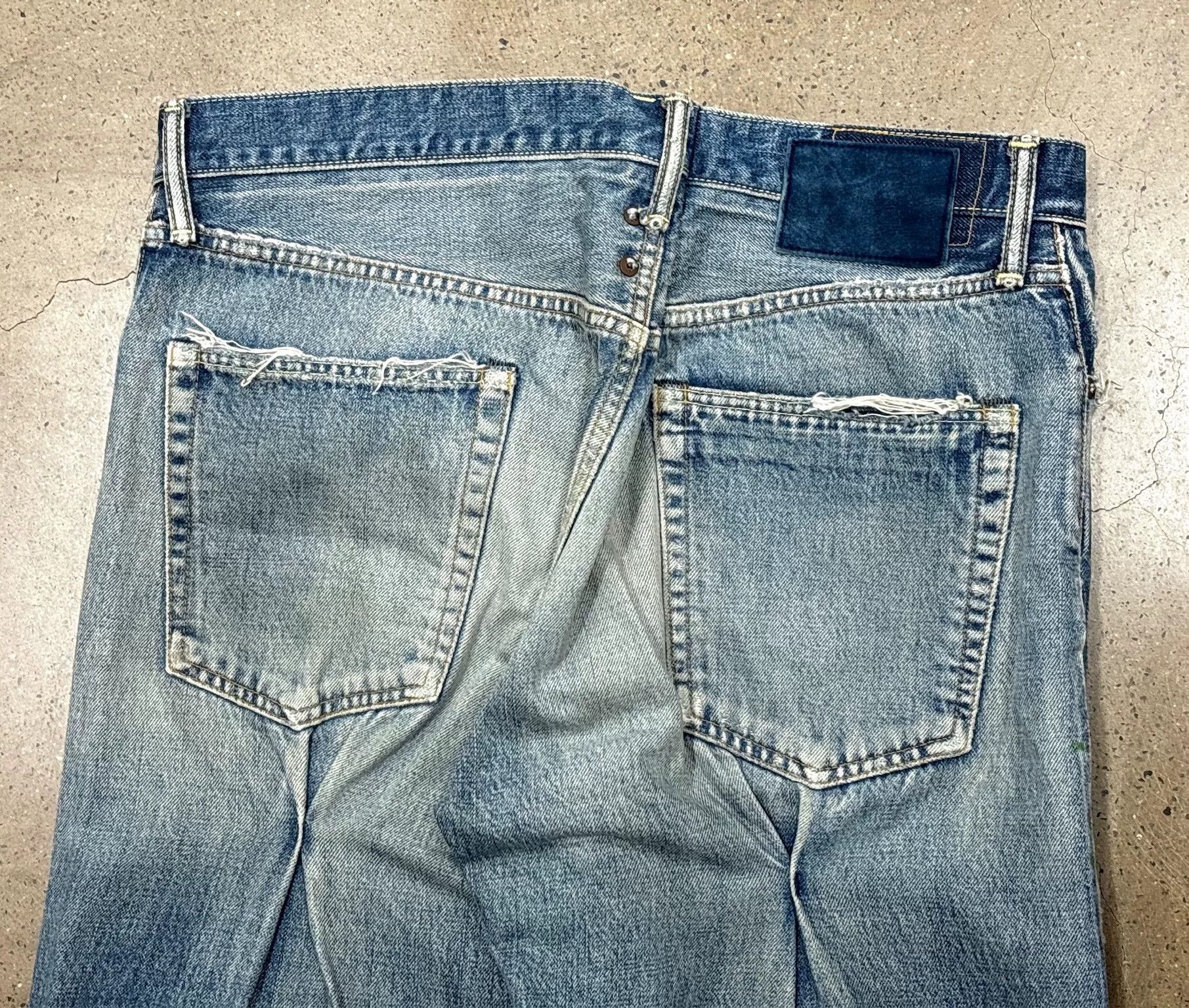 Visvim visvim tacked crash jeans for casual style Size US 36 / EU 52 - 7 Thumbnail