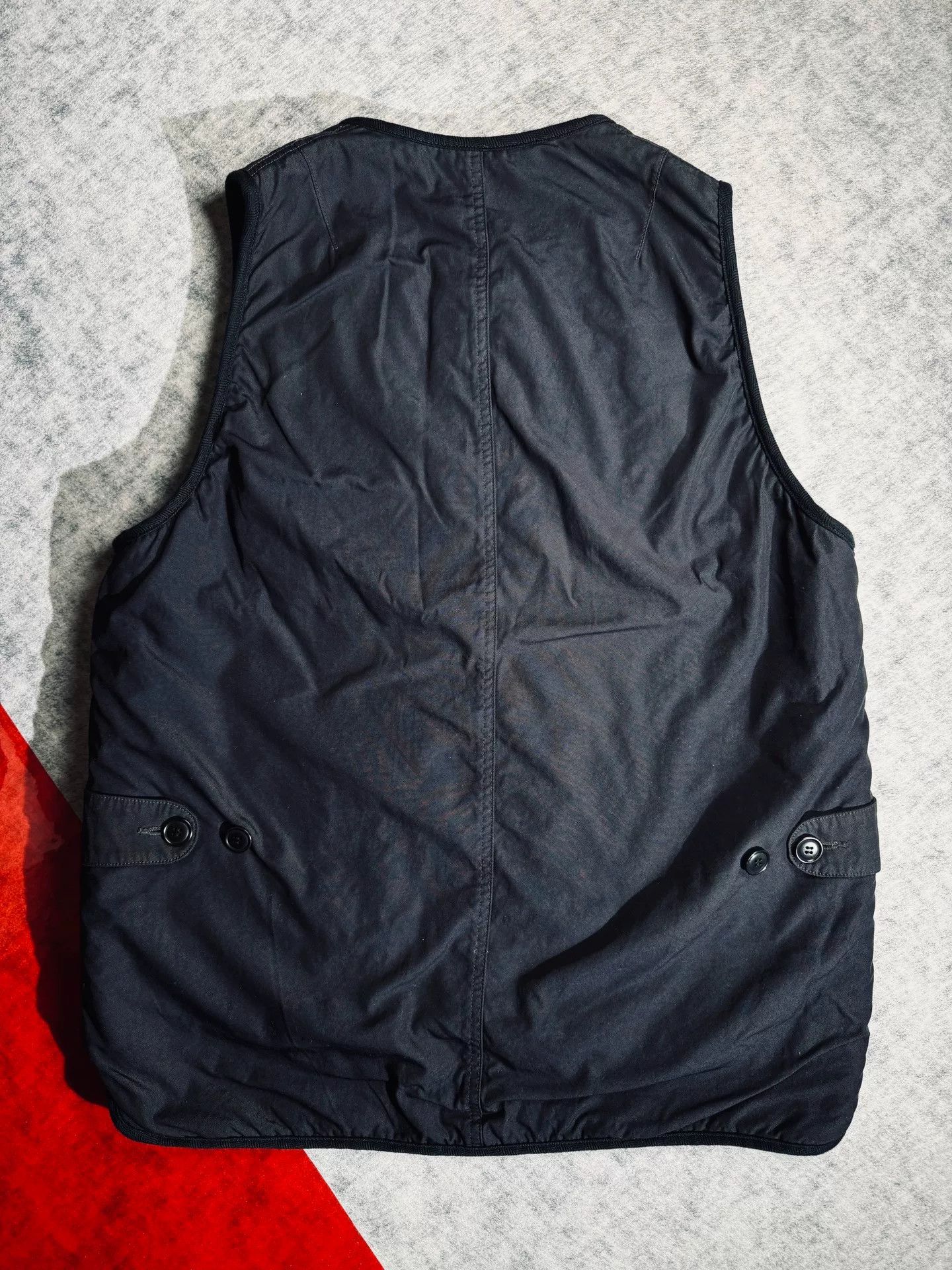 Visvim reversible visvim liner vest in navy blue Size US M / EU 48-50 / 2 - 2 Thumbnail