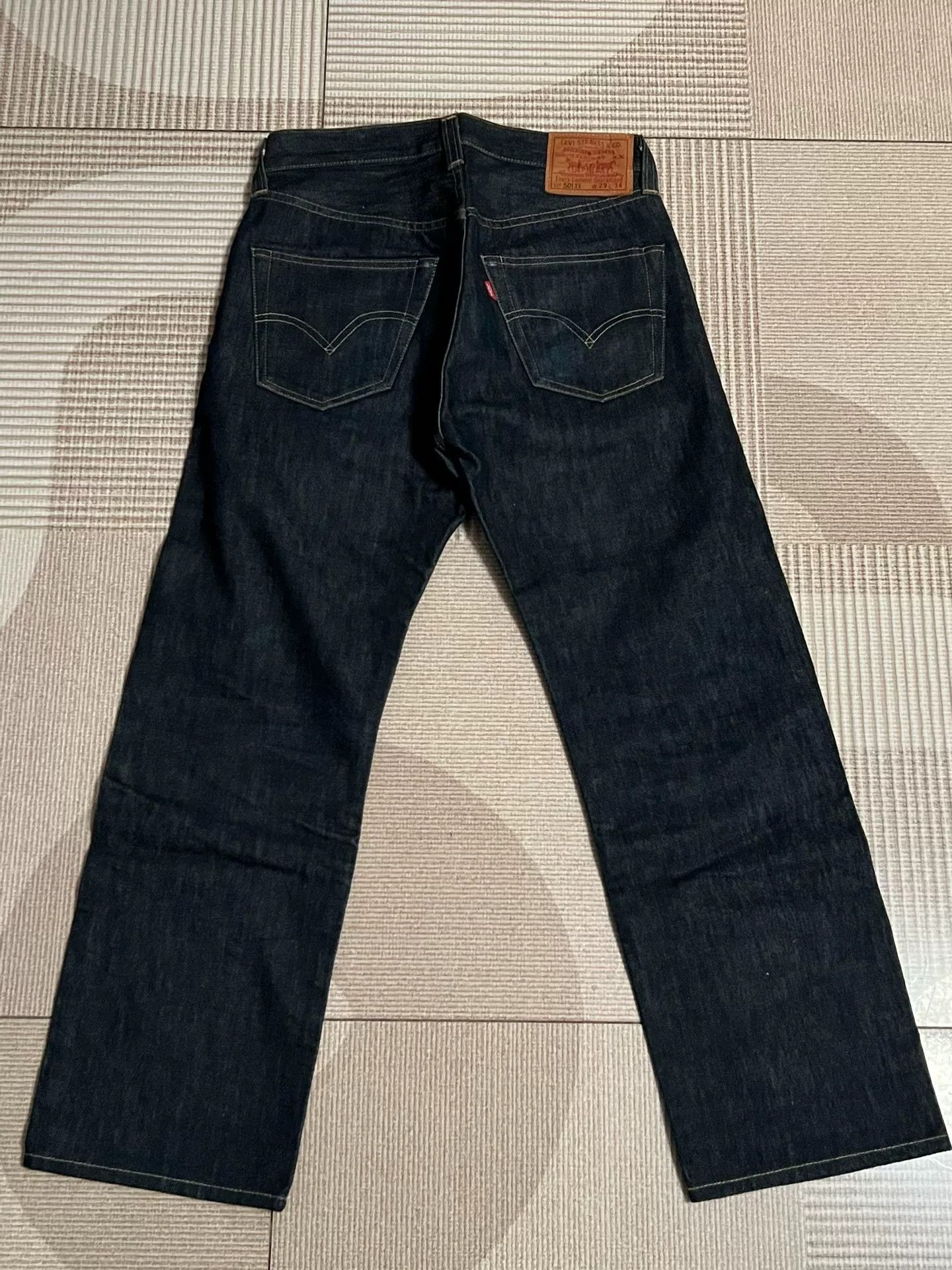 Levi's Vintage Clothing levi's vintage dark blue jeans Size US 36 / EU 52 - 2 Thumbnail