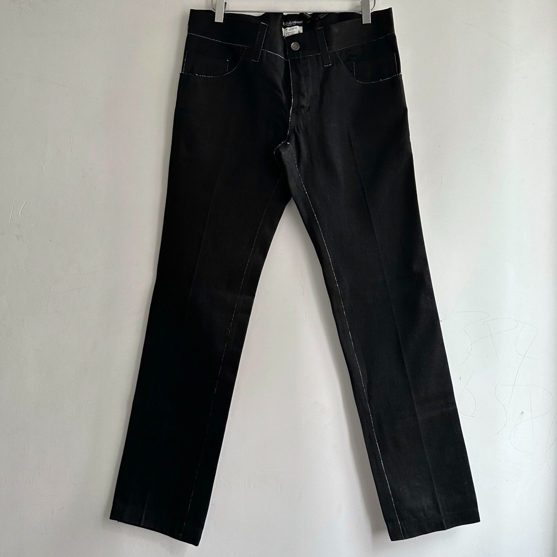 Dolce & Gabbana dolce gabbana dg brushed wax denim pants Size US 38 / EU 54 - 2 Thumbnail