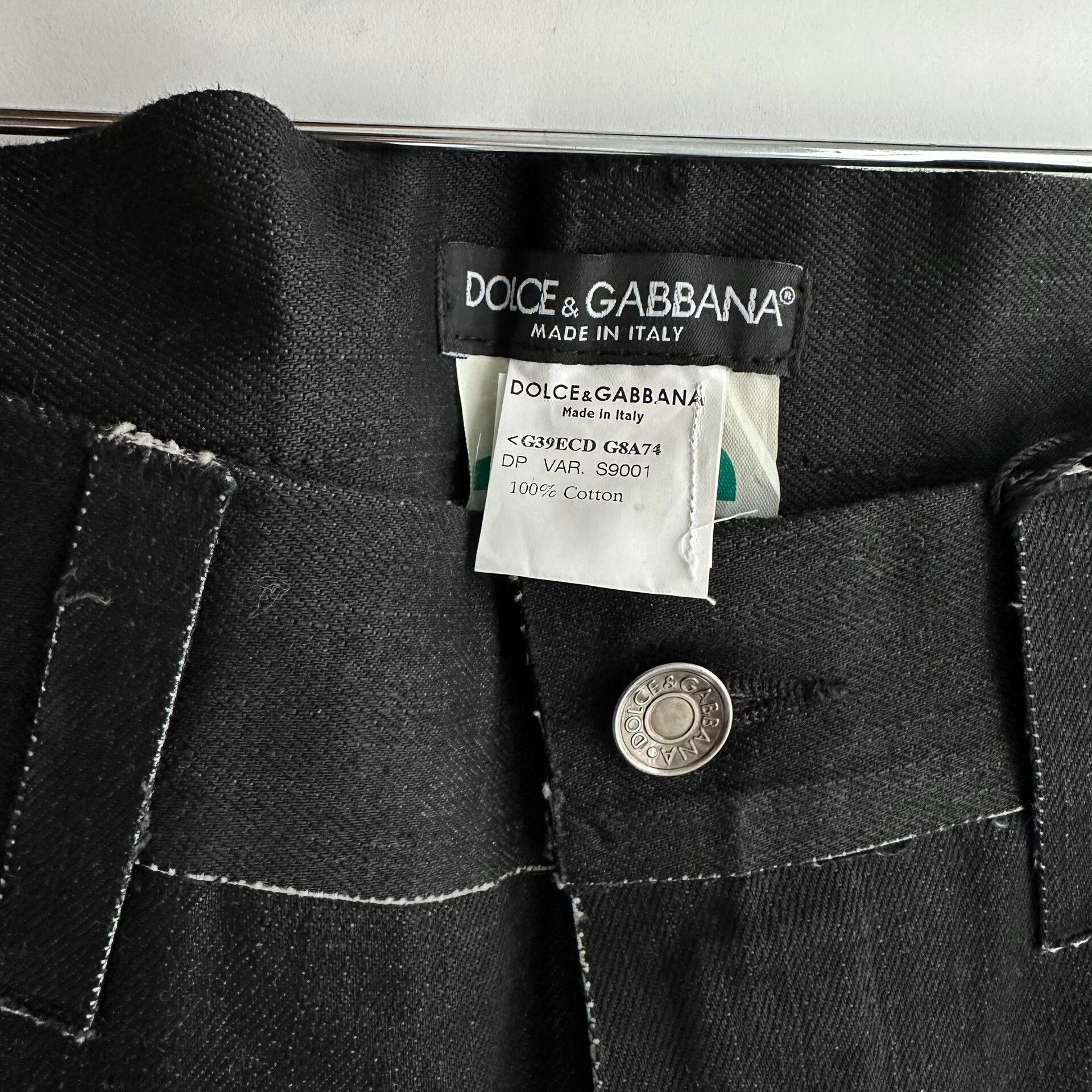 Dolce & Gabbana dolce gabbana dg brushed wax denim pants Size US 38 / EU 54 - 6 Thumbnail
