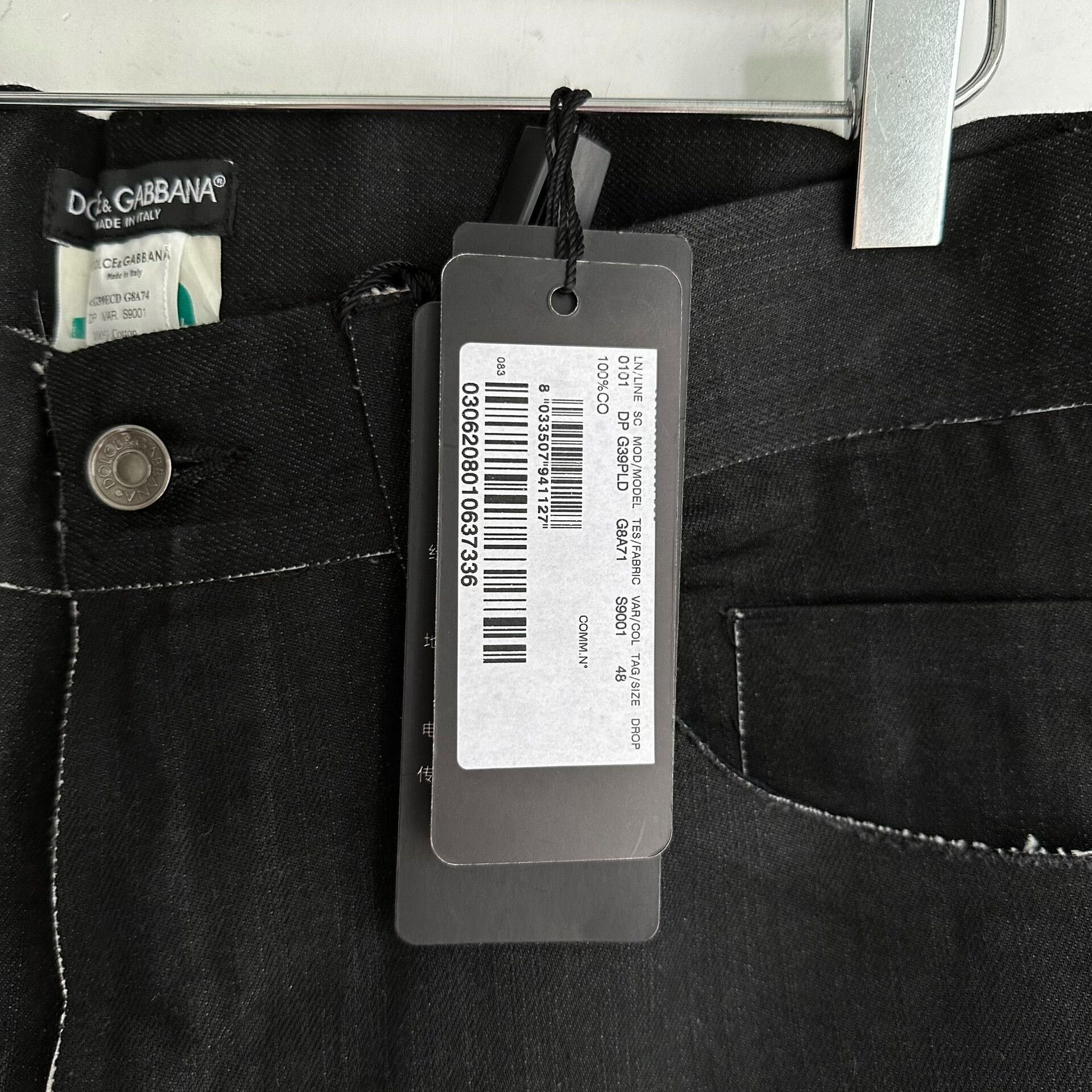 Dolce & Gabbana dolce gabbana dg brushed wax denim pants Size US 38 / EU 54 - 7 Thumbnail