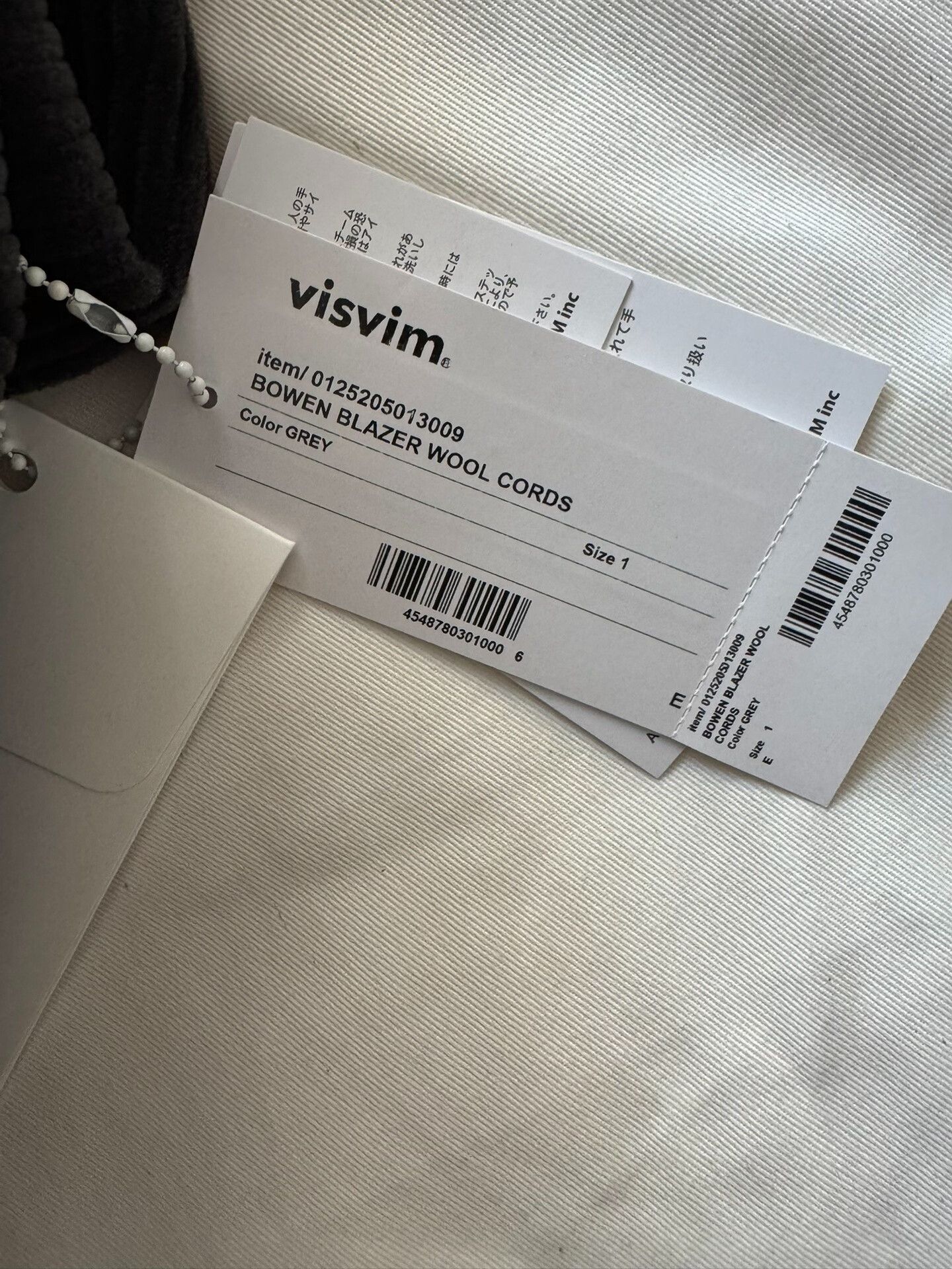 Visvim visvim bowen blazer wool corduroy gray Size US M / EU 48-50 / 2 - 4 Thumbnail