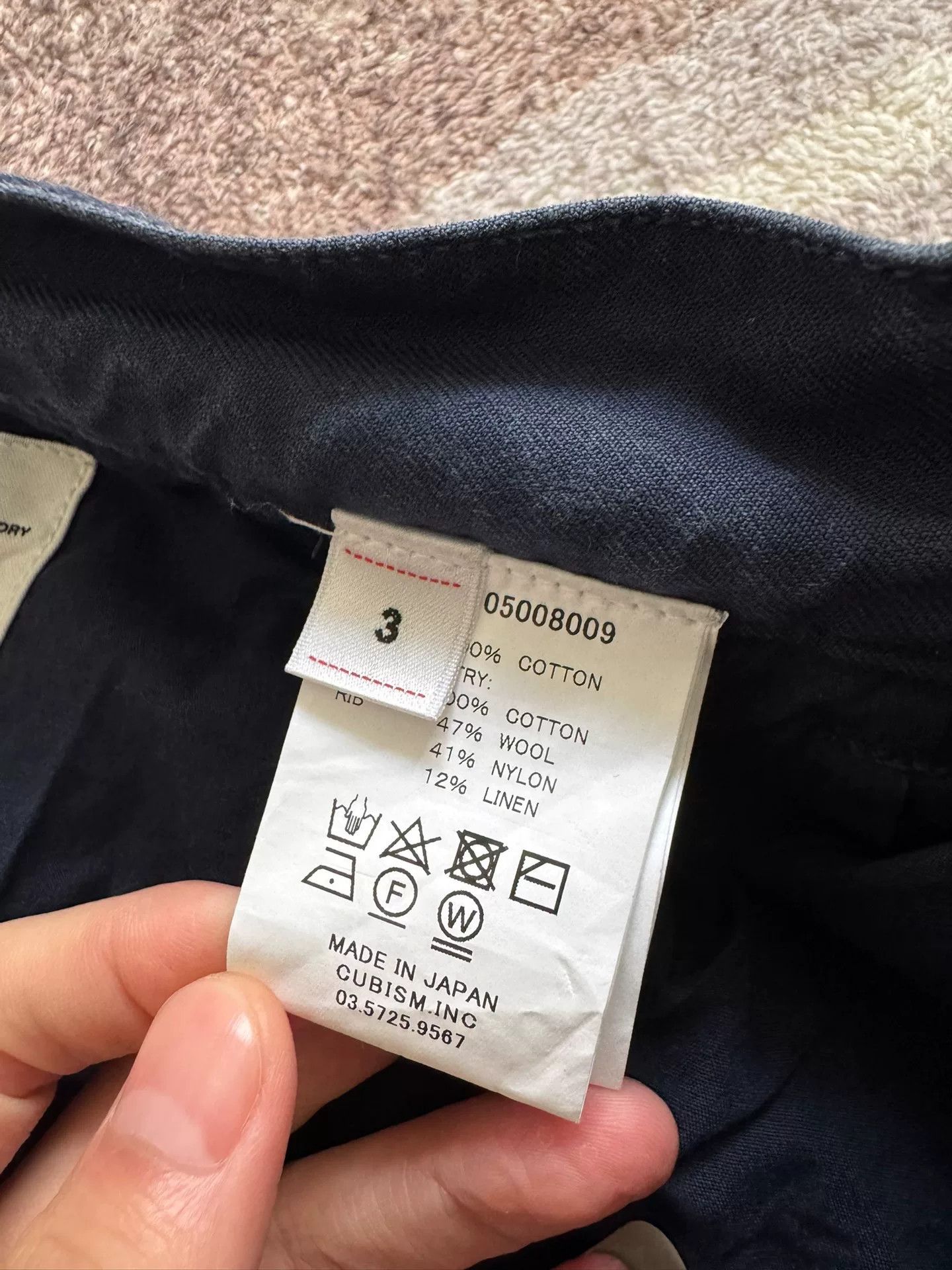Visvim visvim 24ss carrol chino pants navy Size US 30 / EU 46 - 3 Thumbnail