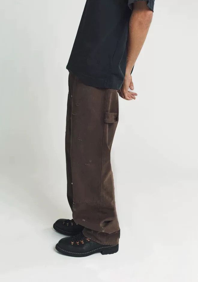 Givenchy givenchy distressed cargo pants in brown Size US 30 / EU 46 - 4 Thumbnail