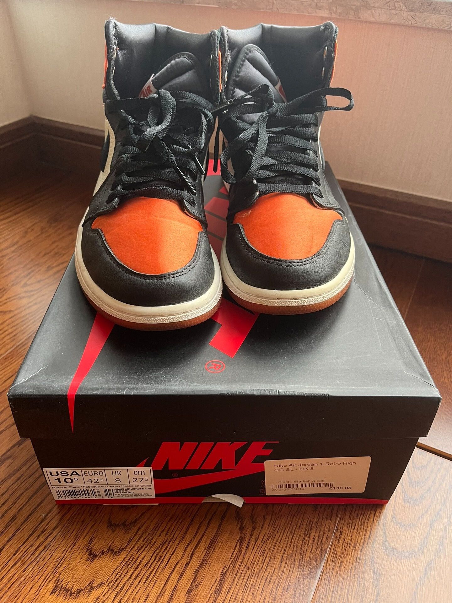 Jordan Brand aj1 silk扣碎 basketball shoes Size US 10.5 / EU 43-44 - 2 Thumbnail