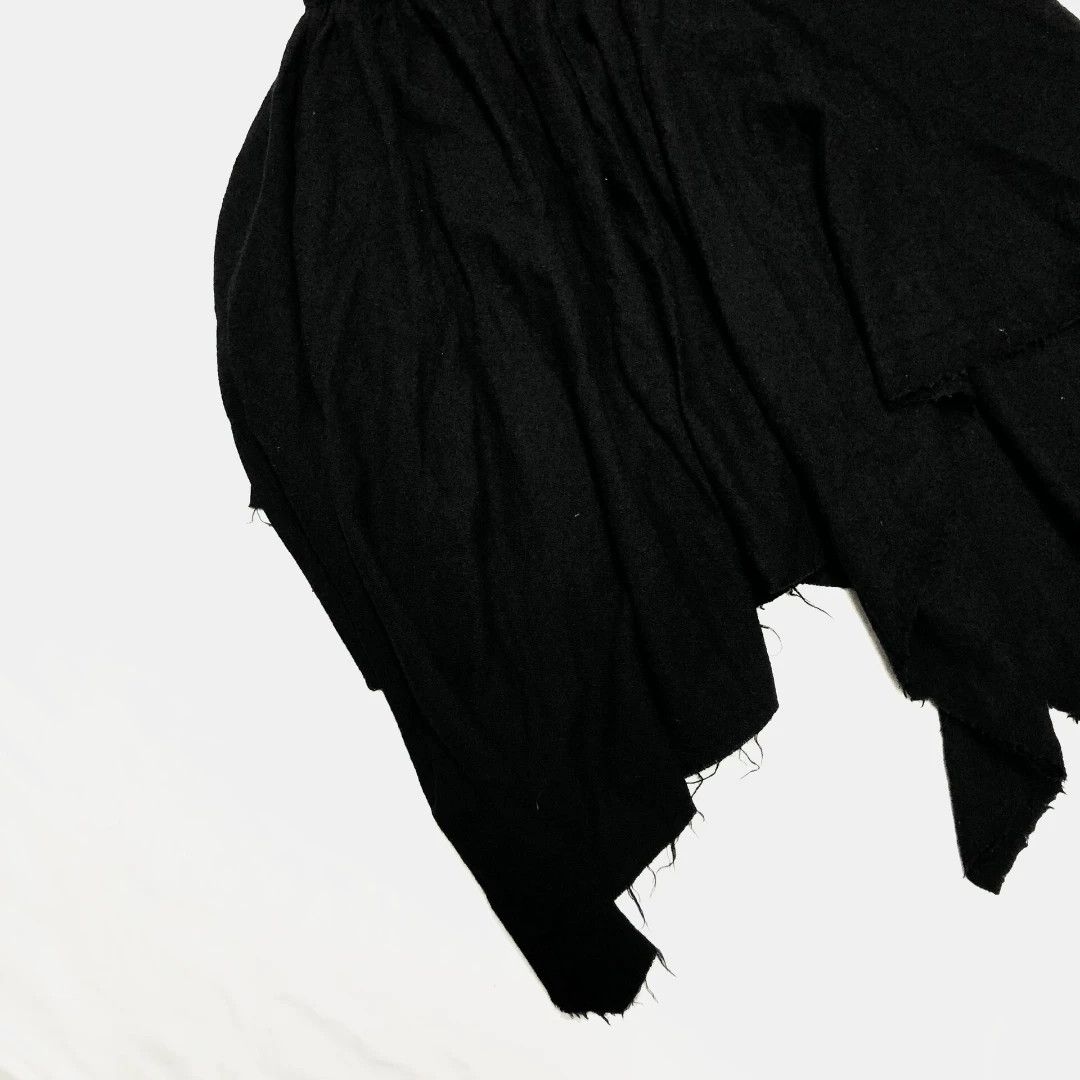 Comme des Garcons black abstract draped skirt by comme des garcons Size 22" - 5 Thumbnail