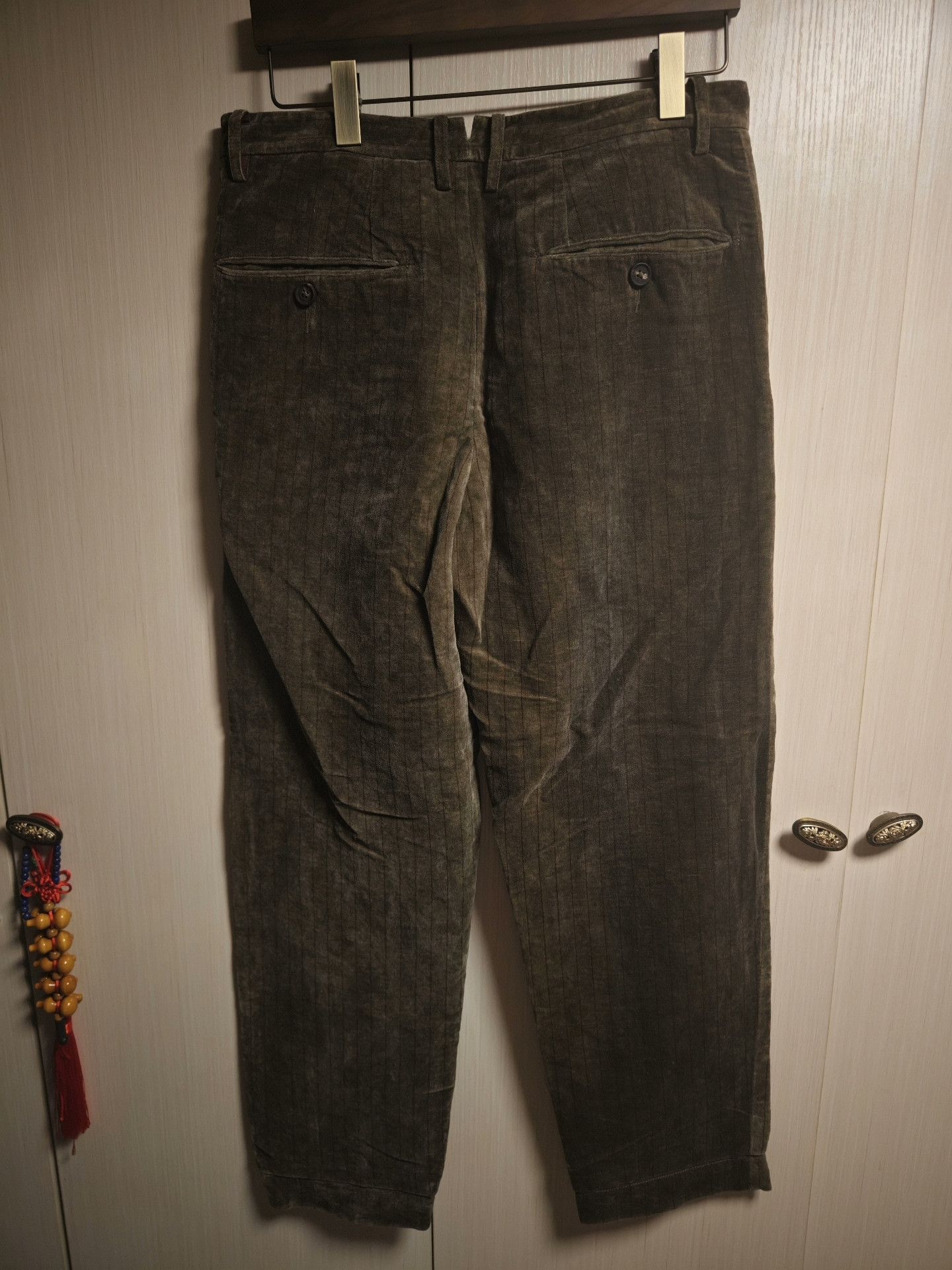 Ziggy Chen ziggy chen velvet green trousers size 48 Size US 38 / EU 54 - 3 Thumbnail