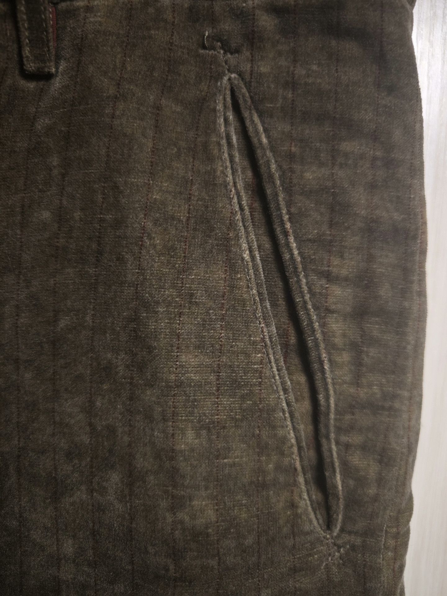 Ziggy Chen ziggy chen velvet green trousers size 48 Size US 38 / EU 54 - 2 Thumbnail