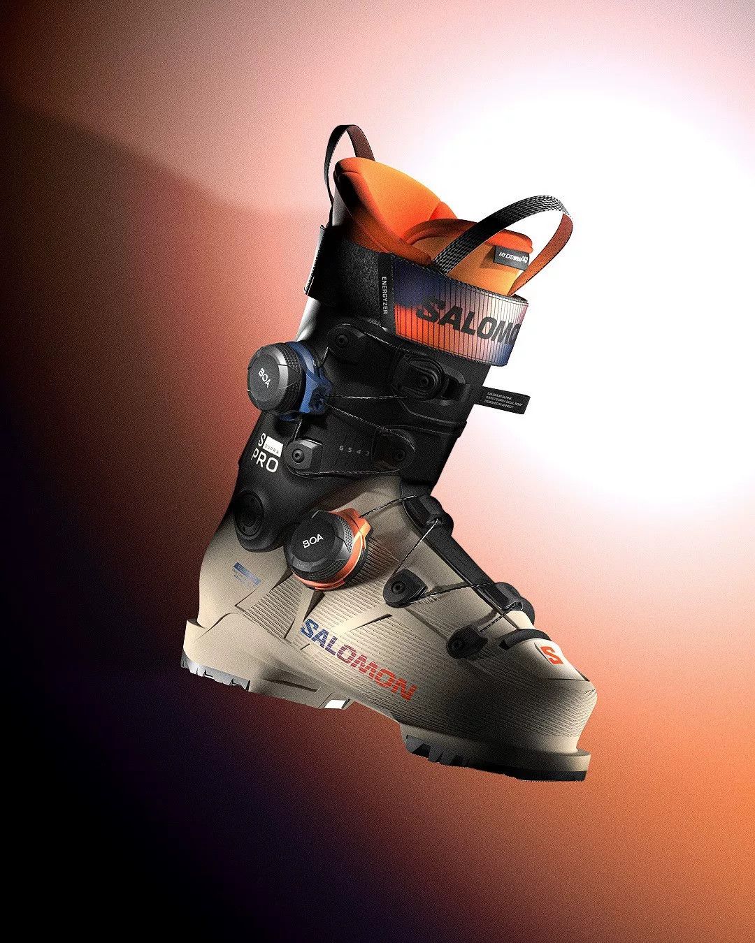 Salomon salomon dual boa men's ski boots Size US 9 / EU 42 - 2 Thumbnail