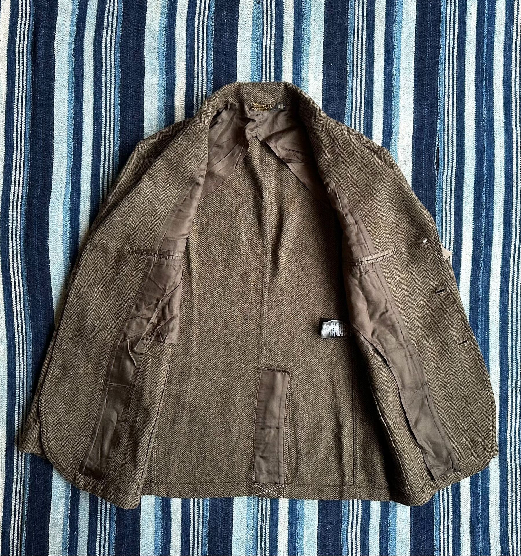 RRL Ralph Lauren RRL Unconstructed Herringbone Sport Coat Size US M / EU 48-50 / 2 - 4 Thumbnail