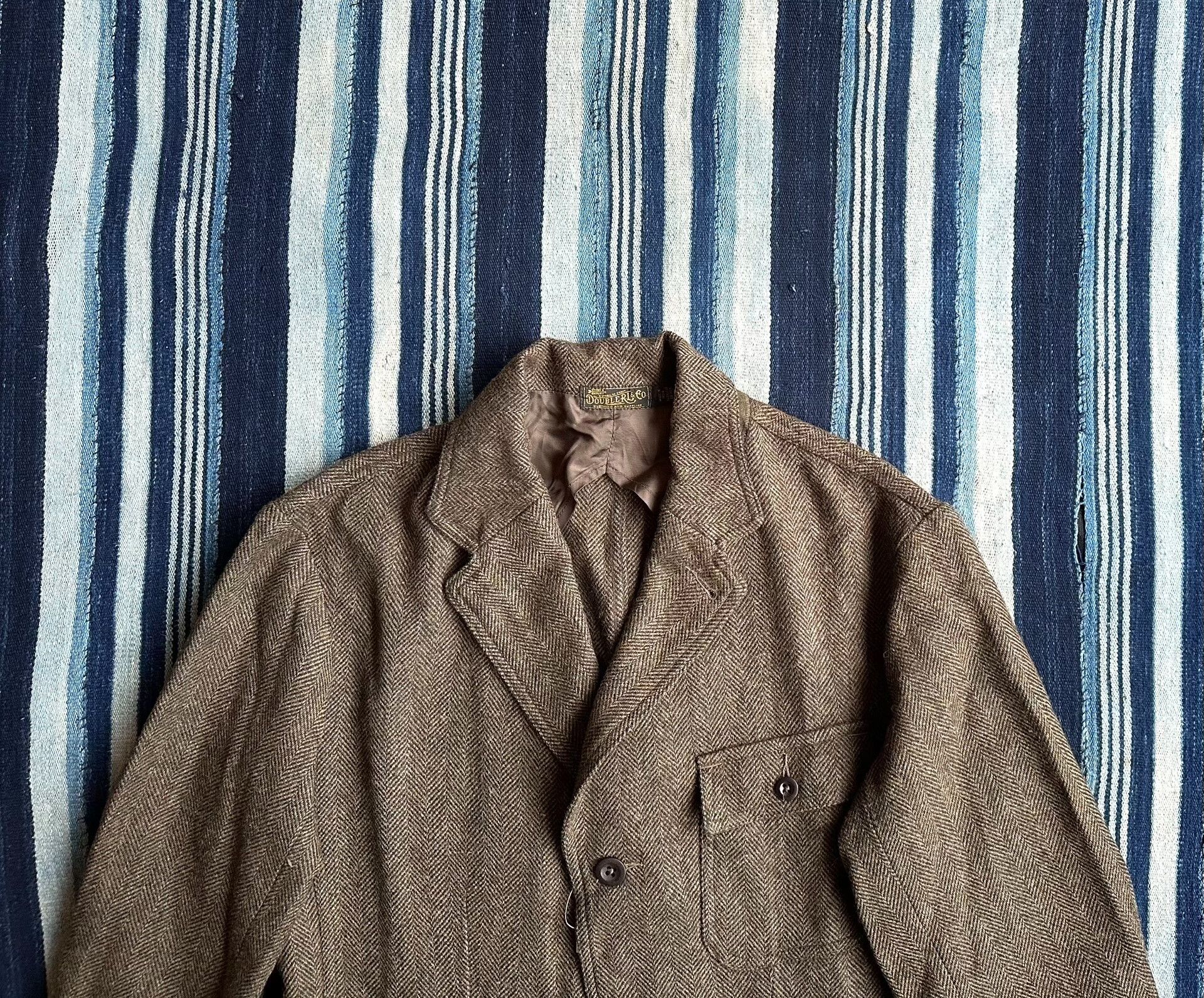 RRL Ralph Lauren RRL Unconstructed Herringbone Sport Coat Size US M / EU 48-50 / 2 - 2 Thumbnail