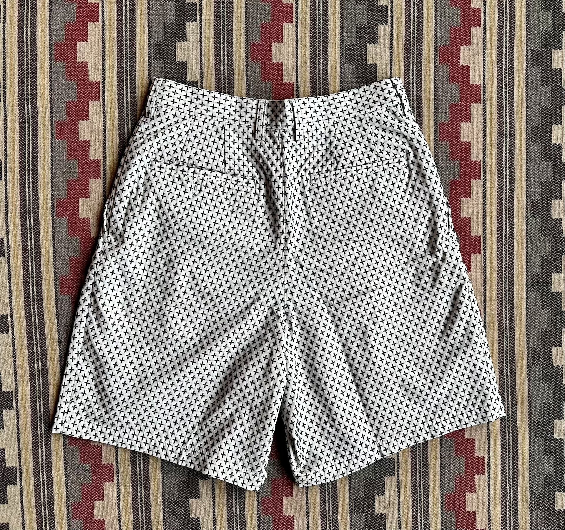 KUON KUON Cross Sashiko Casual Shorts Size US 30 / EU 46 - 2 Thumbnail