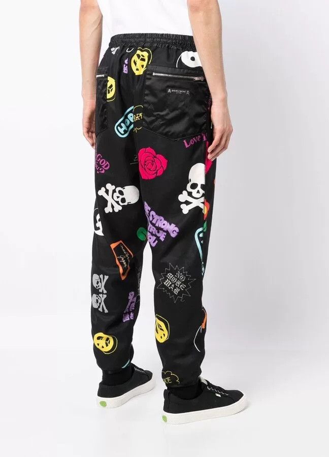 Mastermind Japan mastermind japan black base pants with graphics Size US 34 / EU 50 - 9 Thumbnail
