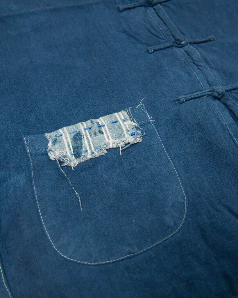 Dr. Collectors boro hand stitched blue dye vest Size US S / EU 44-46 / 1 - 5 Thumbnail