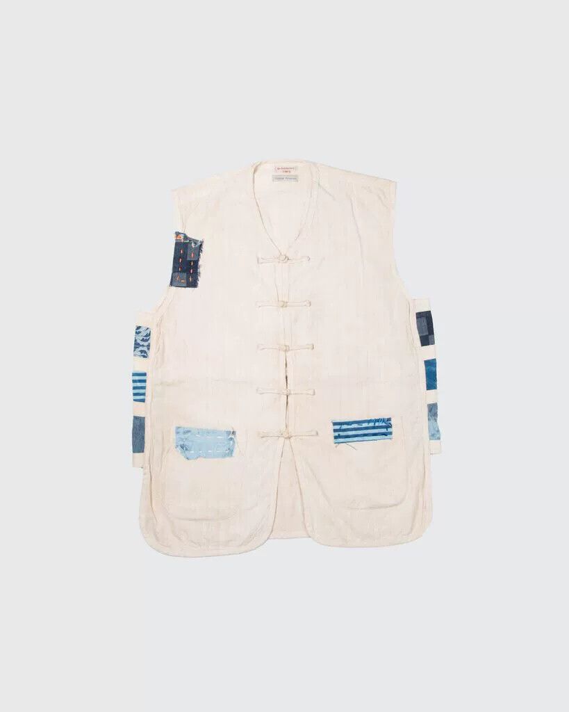 Dr. Collectors boro hand stitched blue dye vest Size US S / EU 44-46 / 1 - 6 Thumbnail