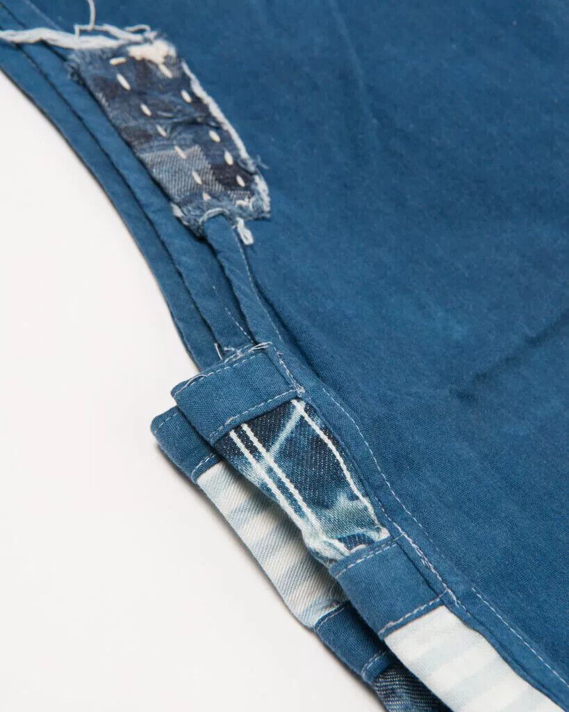 Dr. Collectors boro hand stitched blue dye vest Size US S / EU 44-46 / 1 - 4 Thumbnail