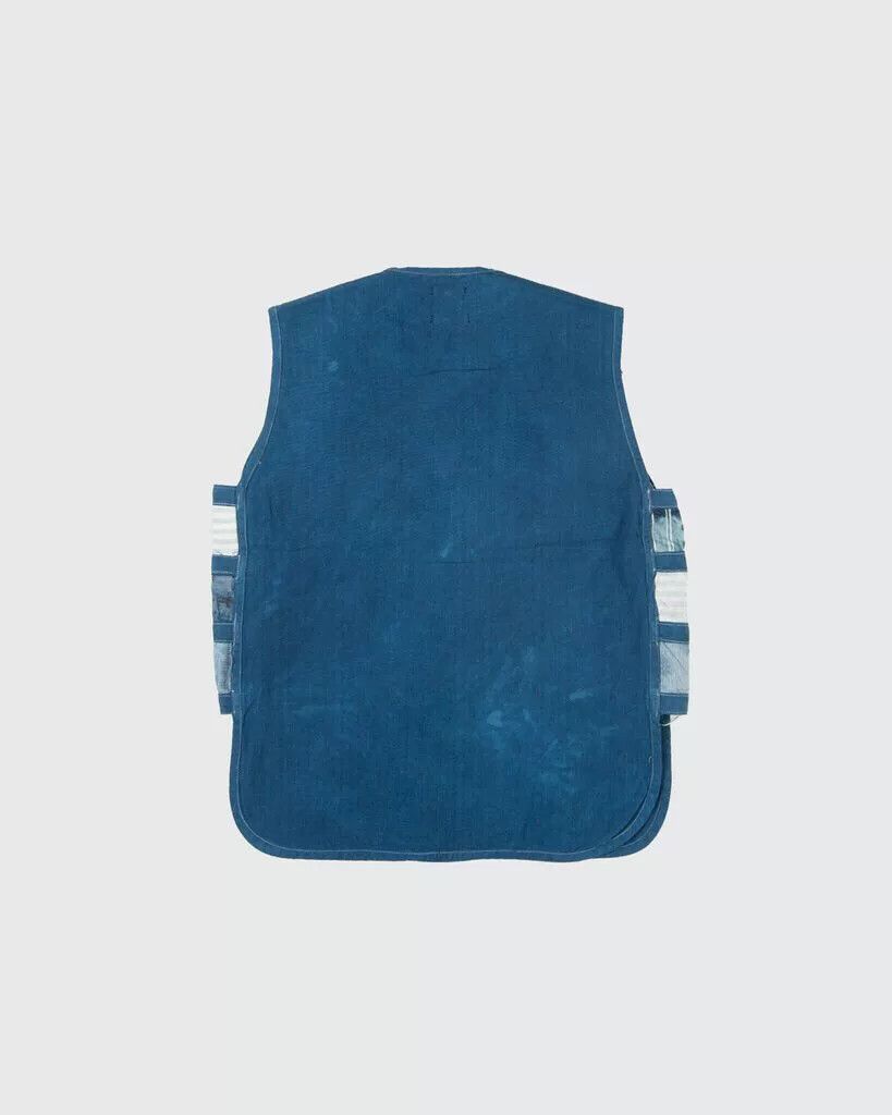 Dr. Collectors boro hand stitched blue dye vest Size US S / EU 44-46 / 1 - 2 Thumbnail