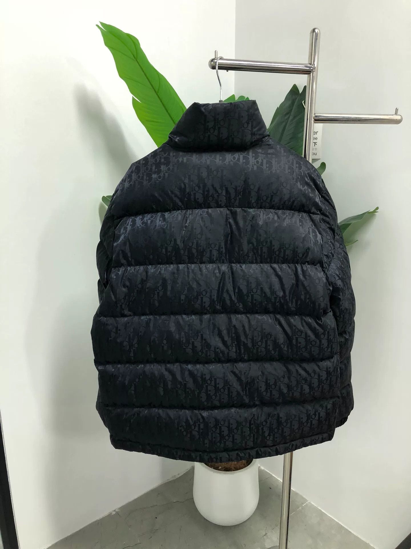 Dior Dior Black Textured Puffer Jacket Size 48 Size US L / EU 52-54 / 3 - 2 Thumbnail