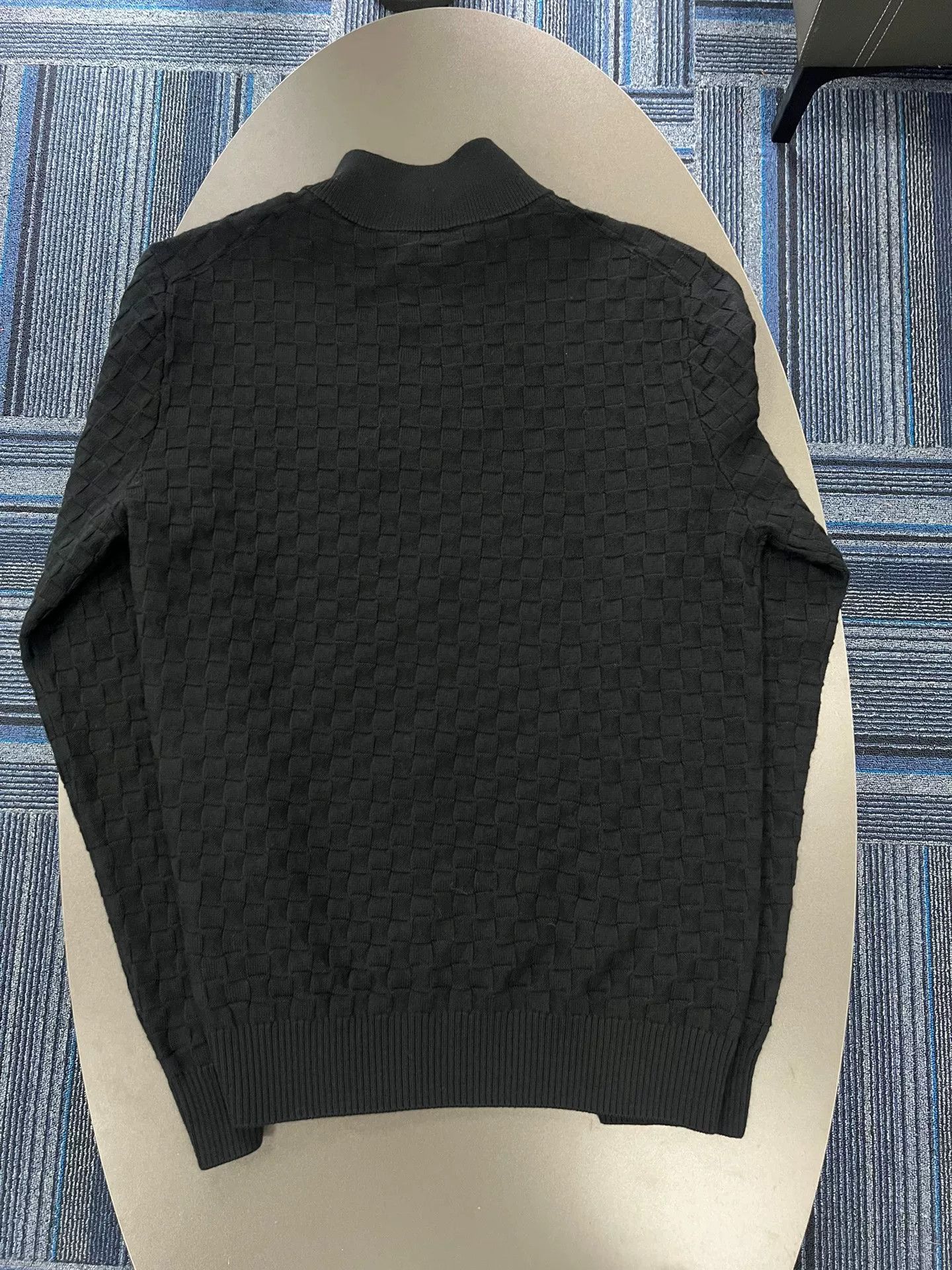 LVXWA LV Checkerboard Zip Jacket in Black Size US L / EU 52-54 / 3 - 2 Thumbnail