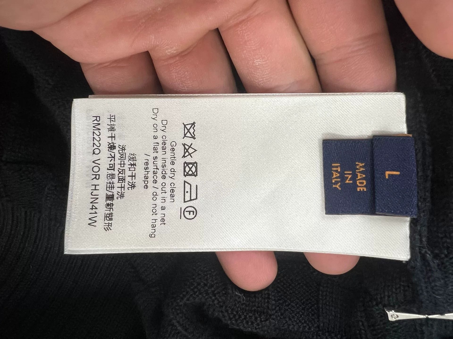 LVXWA LV Checkerboard Zip Jacket in Black Size US L / EU 52-54 / 3 - 6 Thumbnail