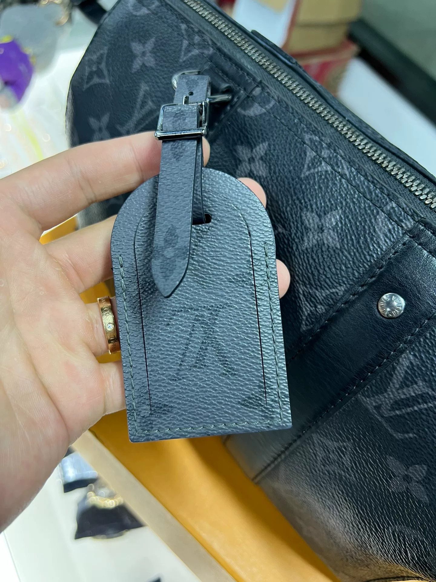 Louis Vuitton lv keepall 27 black warrior bag Size ONE SIZE - 3 Thumbnail