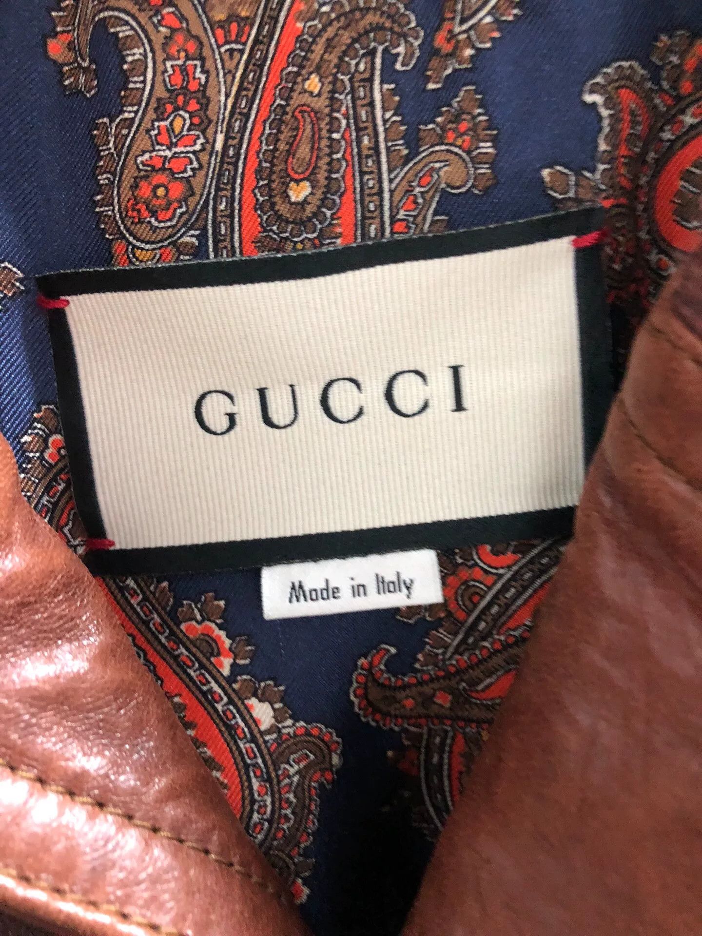 Gucci Gucci High-End Leather Jacket from Barcelona Collection Size US L / EU 52-54 / 3 - 3 Thumbnail