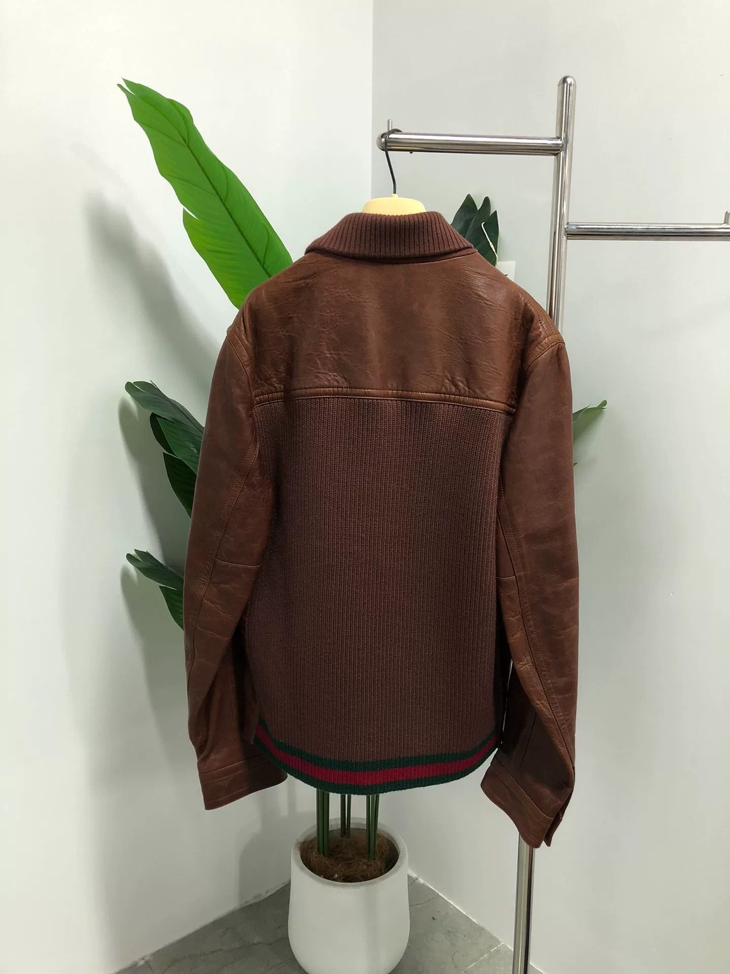 Gucci Gucci High-End Leather Jacket from Barcelona Collection Size US L / EU 52-54 / 3 - 2 Thumbnail