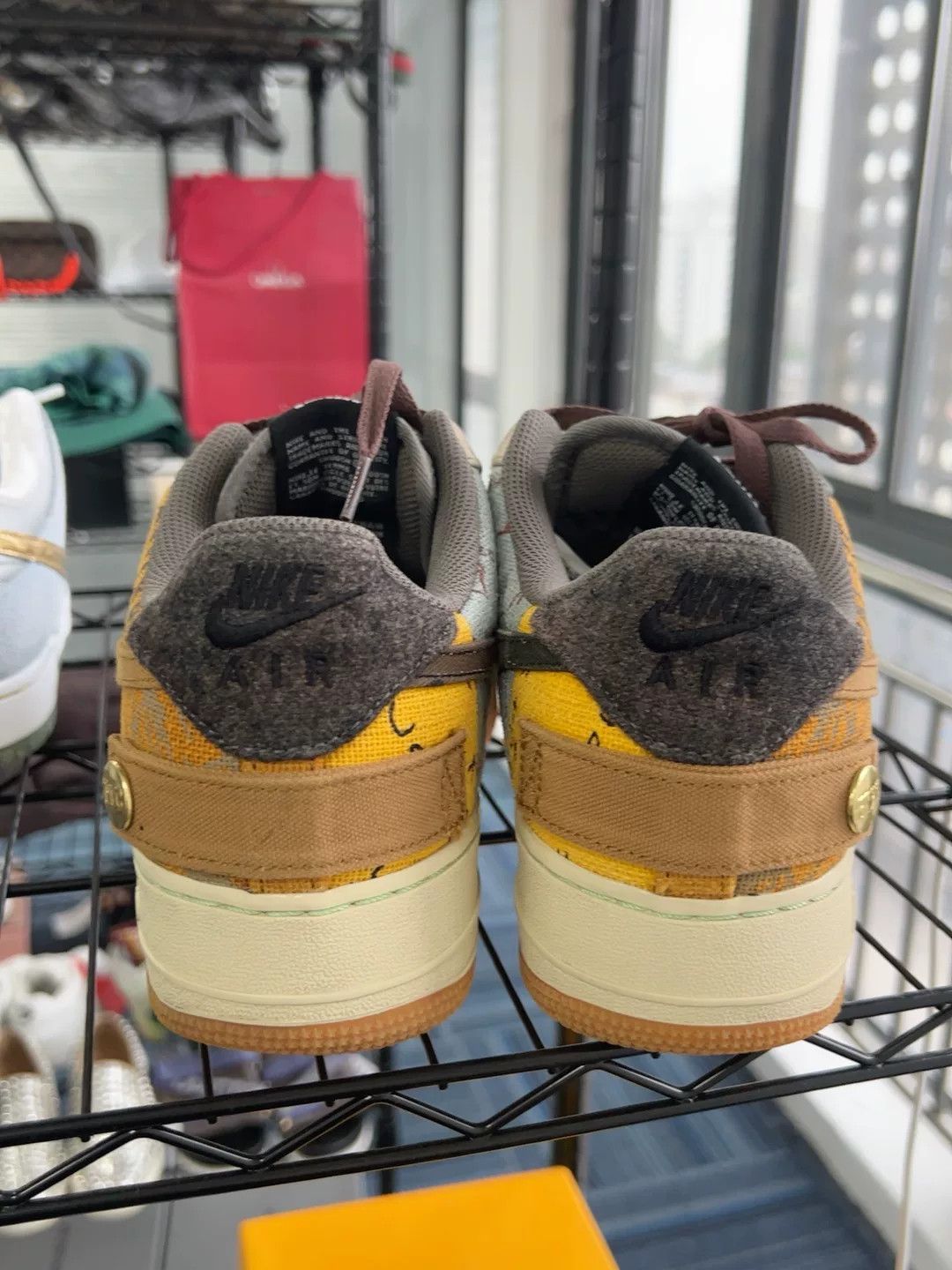 Travis Scott af1 x ts collaboration sneakers size 45 Size US 11 / EU 44 - 4 Thumbnail
