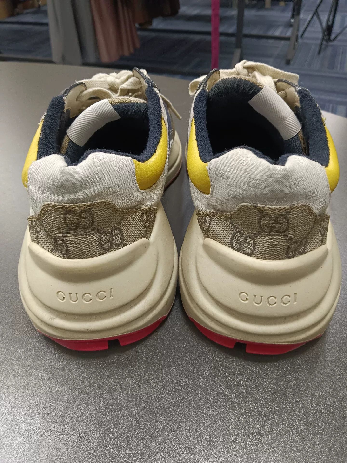 Gucci gucci patterned canvas dad sneakers size 41 Size US 10 / EU 43 - 3 Thumbnail