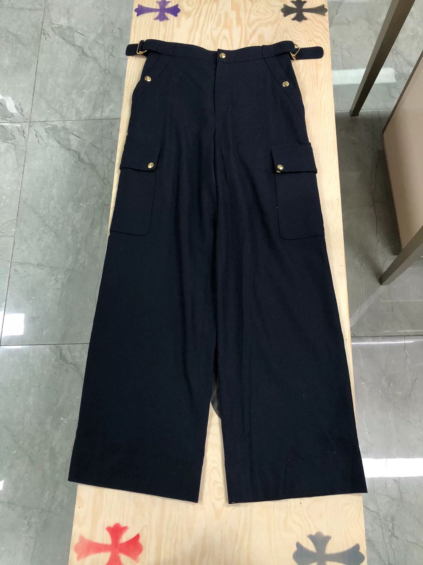 Celine Celine Navy Blue Hooded Jacket and Pants Set Size S / US 4 / IT 40 - 5 Thumbnail